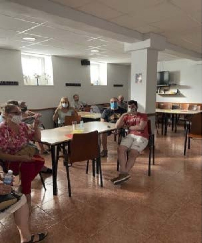 Una de les reunions del servei de mediació / Ajuntament d'Alcoi
