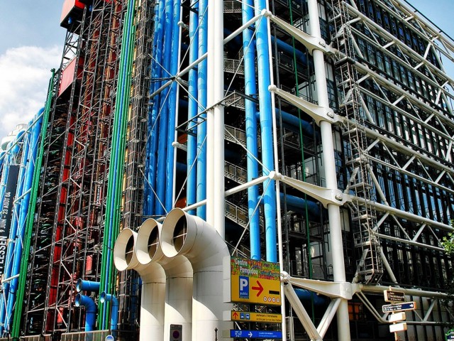 Centre Pompidou de París 
Font: Industri.art