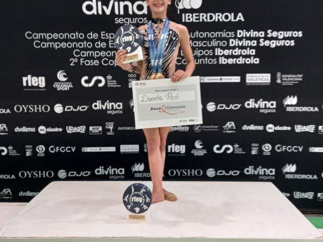 Daniela Picó, gimnasta del CGR Alcoi