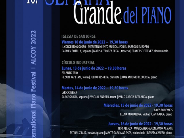 La Setmana Gran del Piano dedicar&agrave; els beneficis dels concerts a l&rsquo;Hospital Carmelo de Mo&ccedil;ambic
