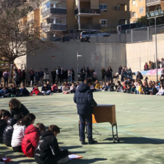El CEIP Horta Major d’Alcoi celebra un Dia de la Pau reivindicatiu i multitudinari