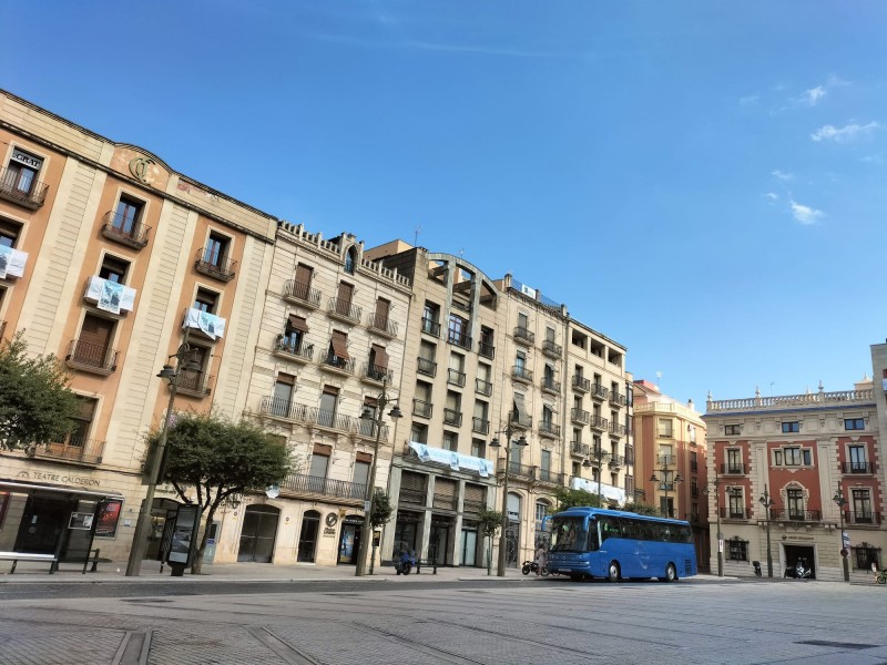 La plaça d'Espanya ja no té enramada / AM