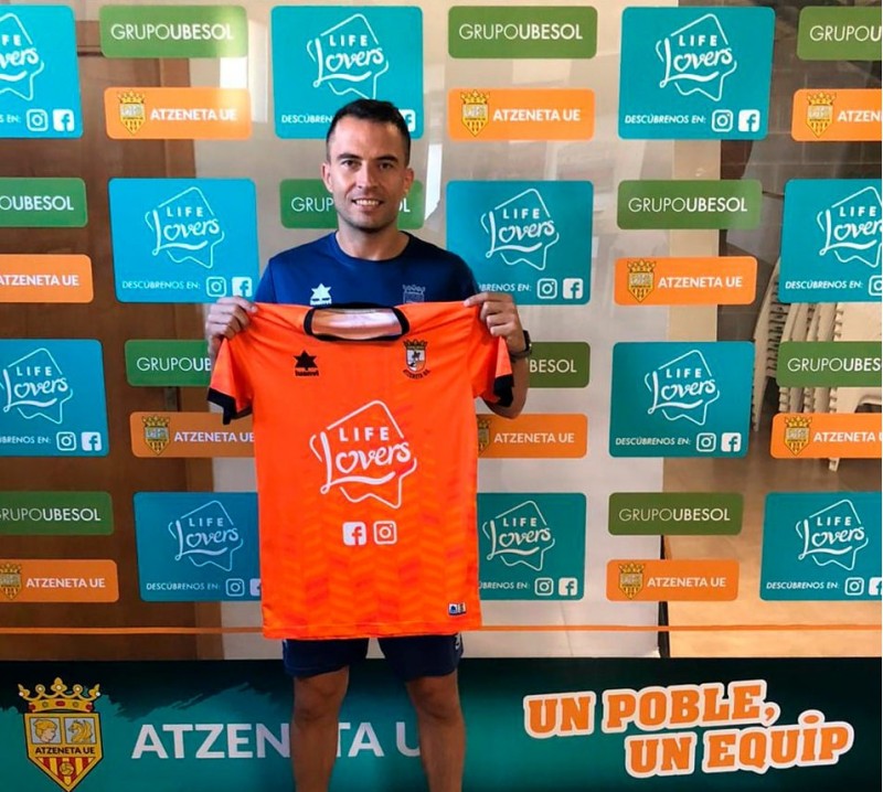 Jesús Rubio, nou jugador de l'Atzeneta. Foto: Atzeneta UE