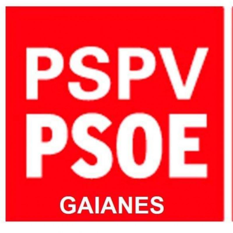 Candidatura del PSPV-PSOE Gaianes 2023