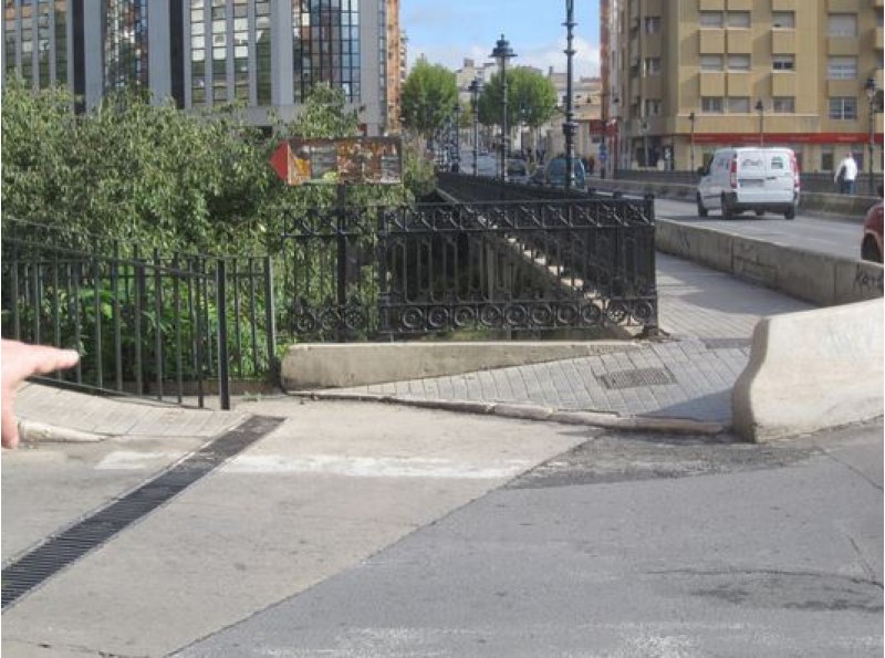Abans de les obres al Pont de la Petxina / Ajuntament