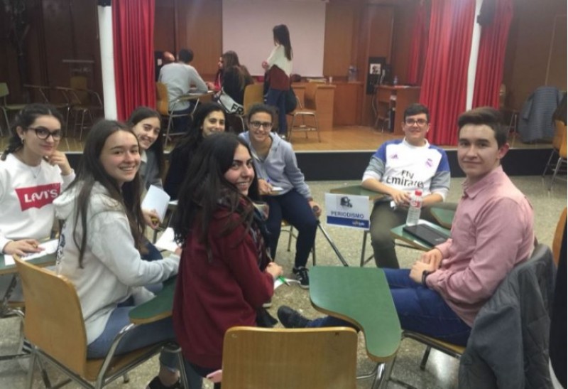 Alguns dels alumnes que s'han interessat pel Periodisme / AM