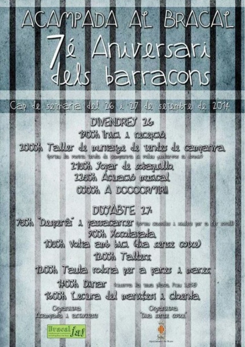 Cartell de l'Acampada /AM