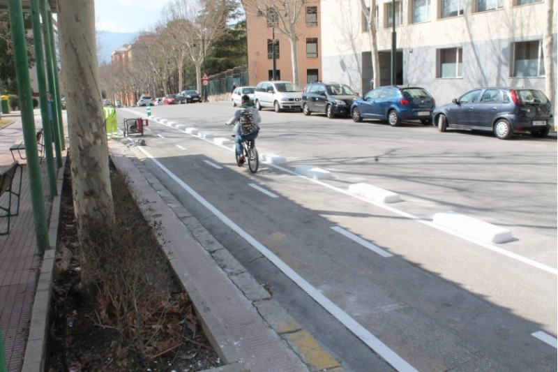 Així queda el trànsit a la Zona Nord d'Alcoi amb la implantació del carril bici