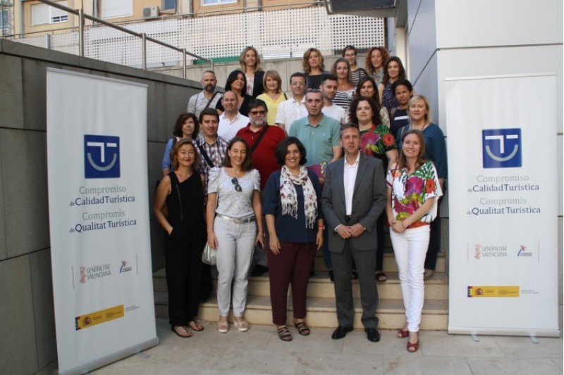 Els membres del nou comité SICTED de l'Agència Valenciana de Turisme/Aj.