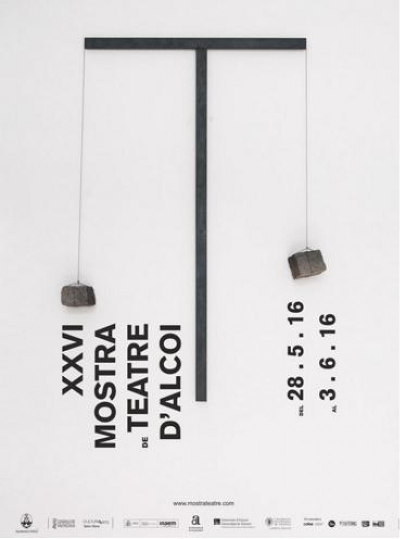 Cartell de la XXVI Mostra de Teatre d'Alcoi