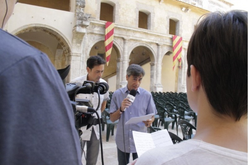 L'entrevista es va realitzar al Palau Comtal. / LV