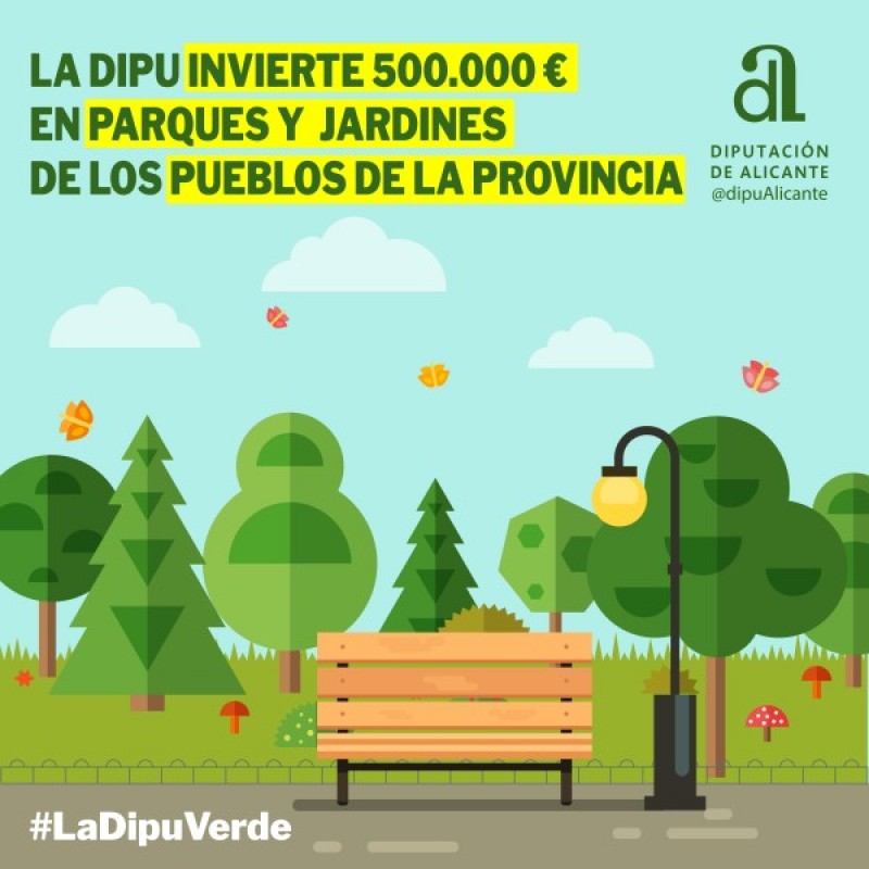 Alfafara, Beniarrés i Gorga rebran 60.000 euros per a millorar les zones verdes