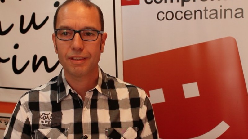 Xavi Anduix, candidat a l'Alcaldia de Cocentaina per Compromís-Col·lectiu 03820./ AM