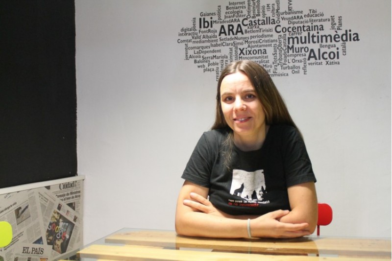 Anna Climent substituirà Rafa Carbonell com a regidora de Compromís a Alcoi./ LV