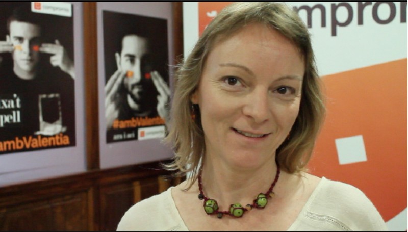 Anna Dèlia Gisbert és la candidata de Compromís a l'Alcaldia de Benilloba./ AM