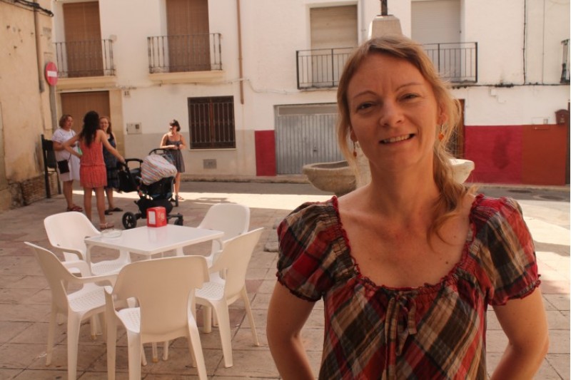 Anna Dèlia Gisbert, alcaldessa de Benilloba./ LV