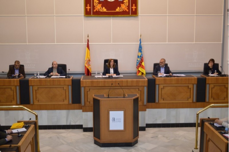 Plenari a la Diputació d'Alacant en el que s'ha aprovat el pressupost / Consorci 