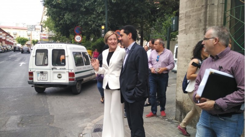 Visita a Entença de la consellera i l'alcalde Toni Francés/AM