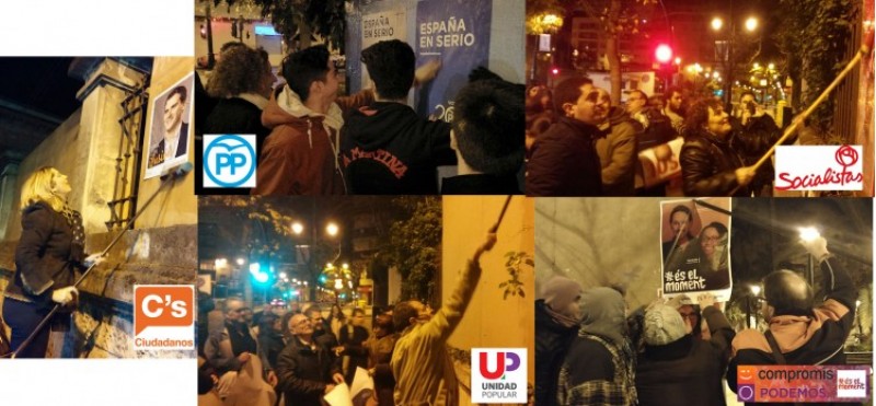 Comença la campanya electoral amb l'apegada de cartells/AM