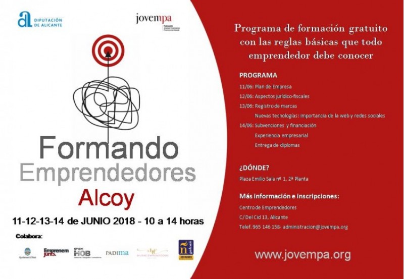 Arriba a Alcoi el programa Formant Emprenedors de Jovempa