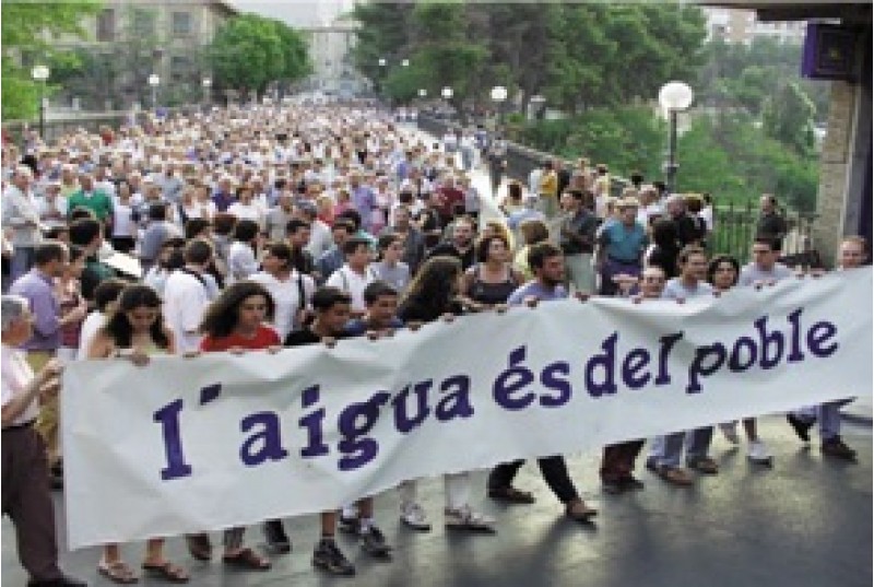 Imatge d'arxiu de les mobilitzacions en contra de la privatització./ AM