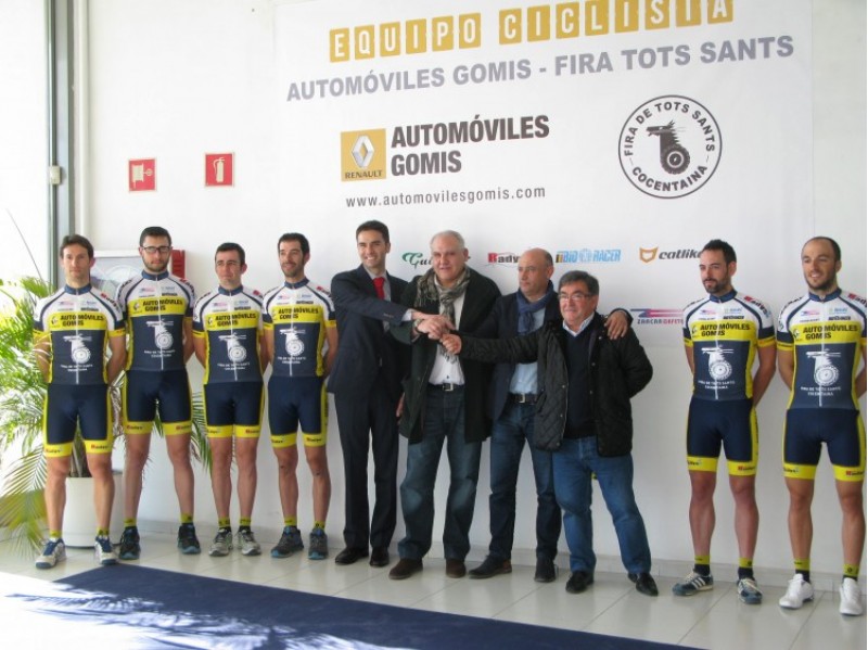 Automóviles Gomis i Fira Tots Sants de Cocentaina fan realitat un equip de ciclisme semi-professional