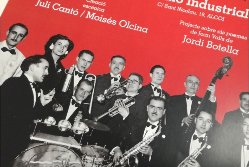 De negre, a l'esquerra, Joan Valls amb l'orquestra Iris