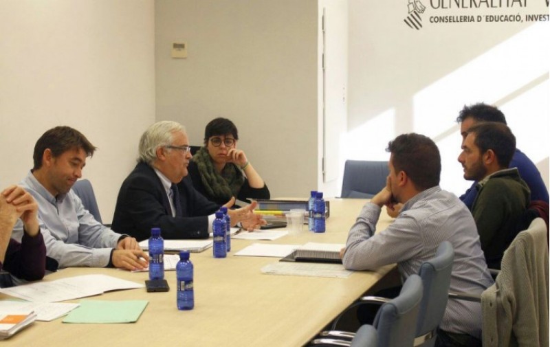 Reunió entre Conselleria i el consistori de Banyeres / Ajuntament Banyeres