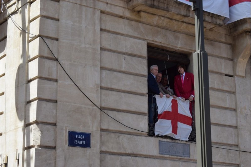 Camilo Sesto, el dia de l'Entrada, a Alcoi