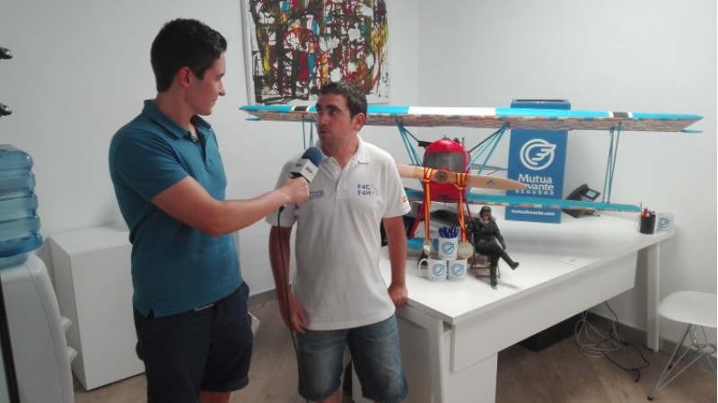 Carlos Escuder durant l'entrevista /AM