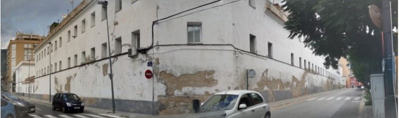 Part posterior de la caserna de la Guàrdia Civil d'Alcoi