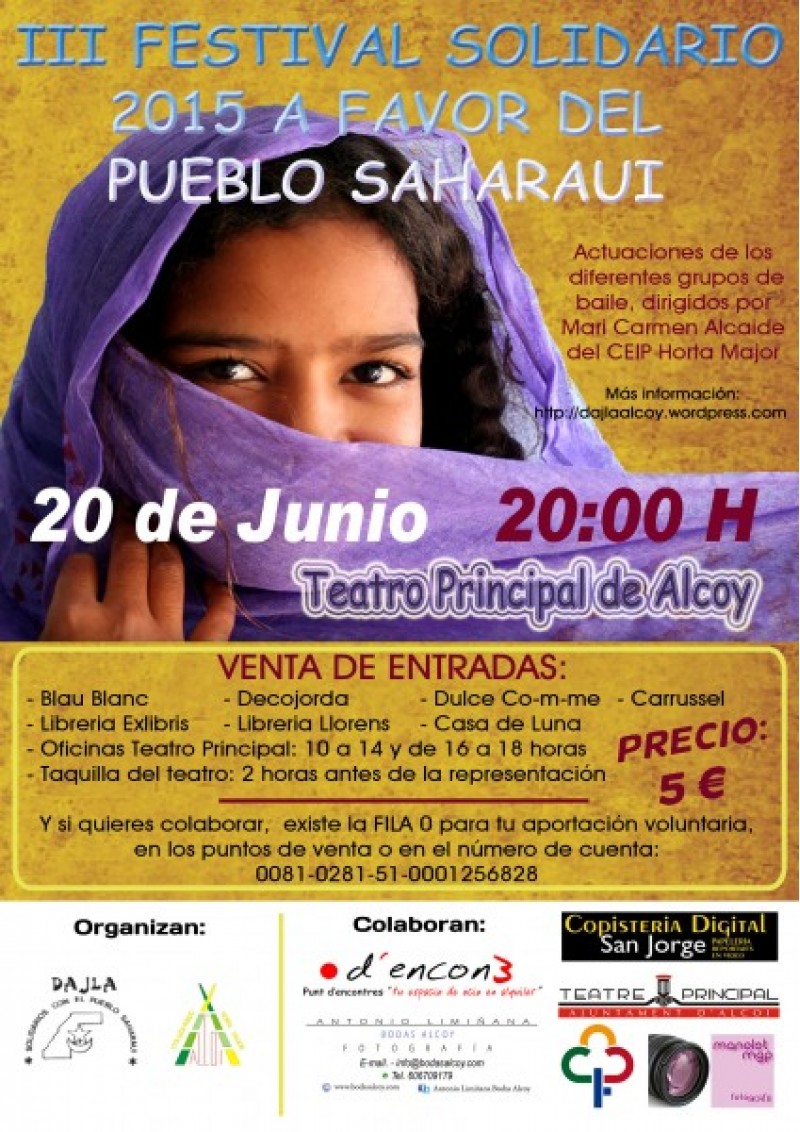 Cartell del festival de dansa que es celebrarà el dissabte 20 de juny a les 20h. 