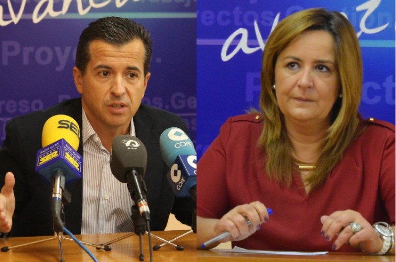 Rafa Miró i Carmina Nácher es disputen la Presidència del PP d'Alcoi./ AM