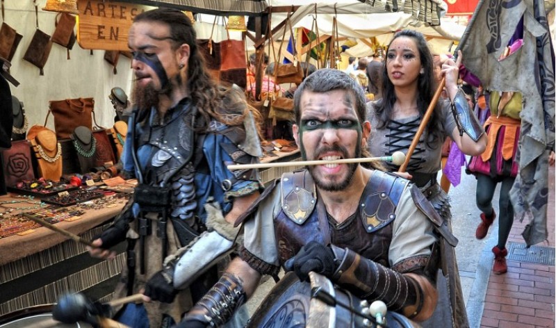 La Fira de Cocentaina, un dels moments d'animació al carrer