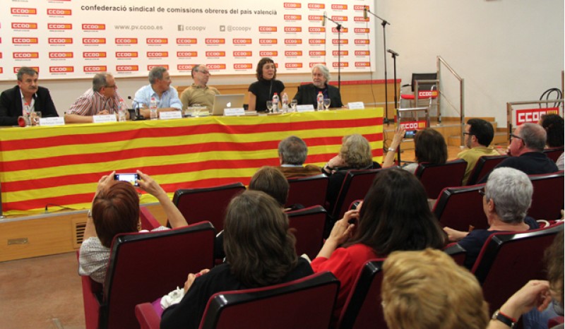 La taula redona, a València /CCOO