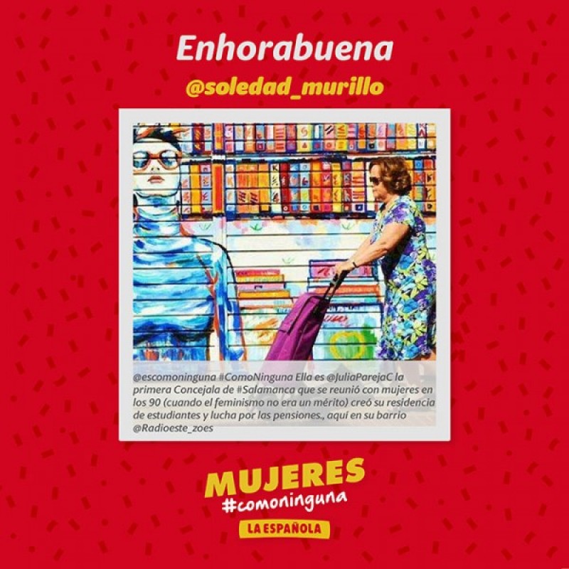 #Comoninguna, La Española e Imaginarte llancen una campanya per a visibilitzar a les dones