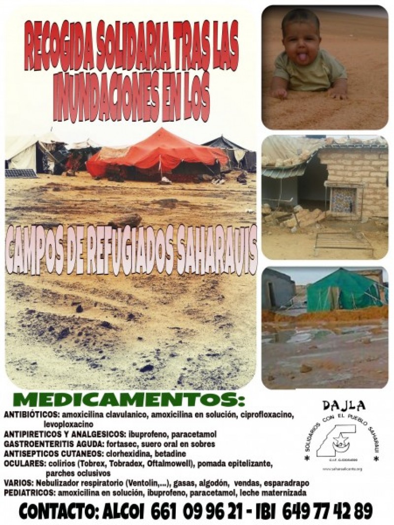 Cartell de la recollida on es pot veure els tipus de medicaments