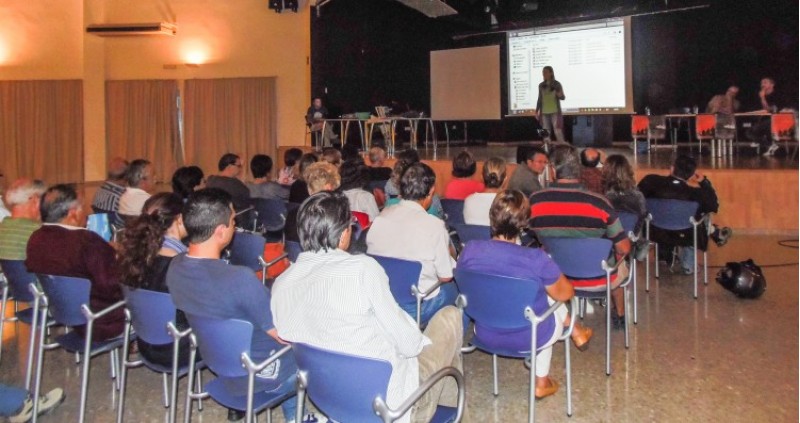 Anna Climent i Rafel Jordà van oferir dissabte una conferència./ AM