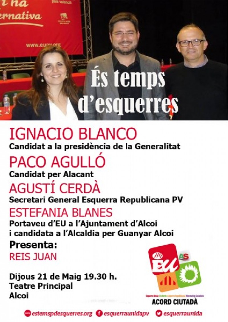Acte central de campanya EU a Alcoi