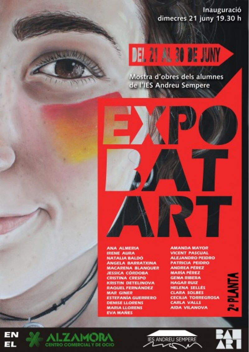 El Batxillerat d'Art de l'Andreu Sempere exposa al Centre Comercial Alzamora