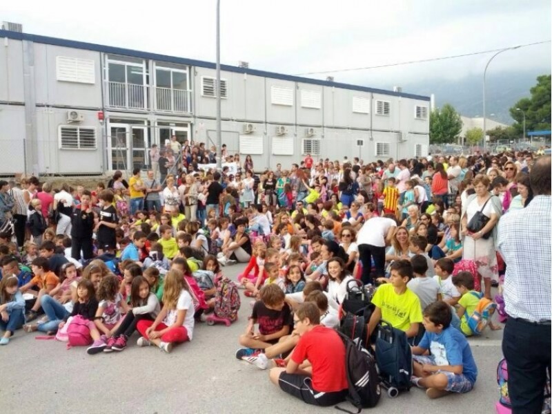Protesta el dia de l'inici del curs /AM