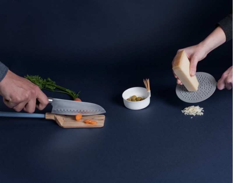 Utensilis de cuina presentats a l'espai Nude