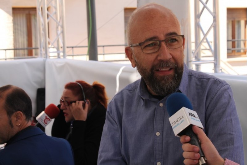 ARAMULTIMÈDIA va entrevistar al coordinador del Certamen, Raül Belda./ AM
