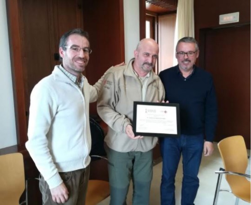 Lliurament d'una placa a Pep Cantó / AM
