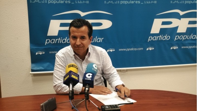 Rafa Miró, portaveu dels populars d'Alcoi