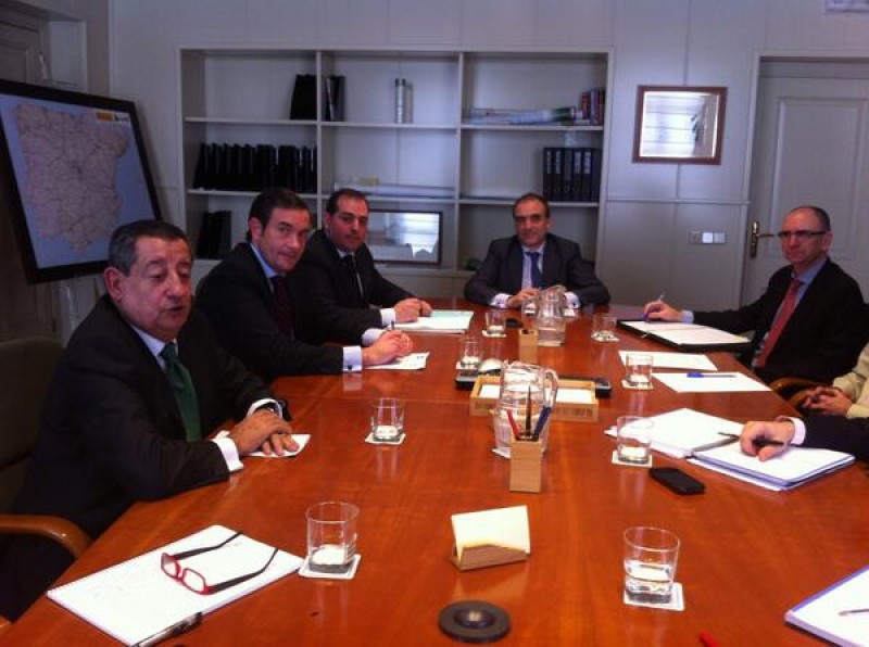 Nando Pastor, portaveu del PP d'Alcoi en la reunió al Ministeri /AM