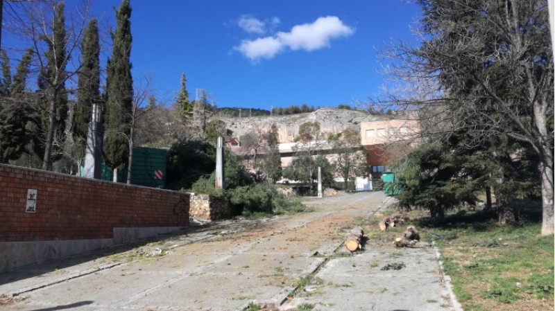 El Romeral, una de les zones més afectades pel temporal de neu i vent del passat mes de gener (2017)