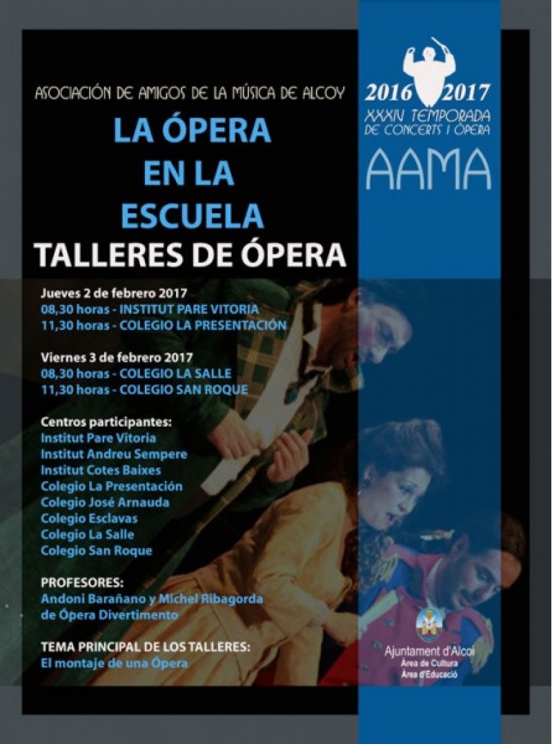 Original taller per apropar el món de l'òpera als estudiants alcoians