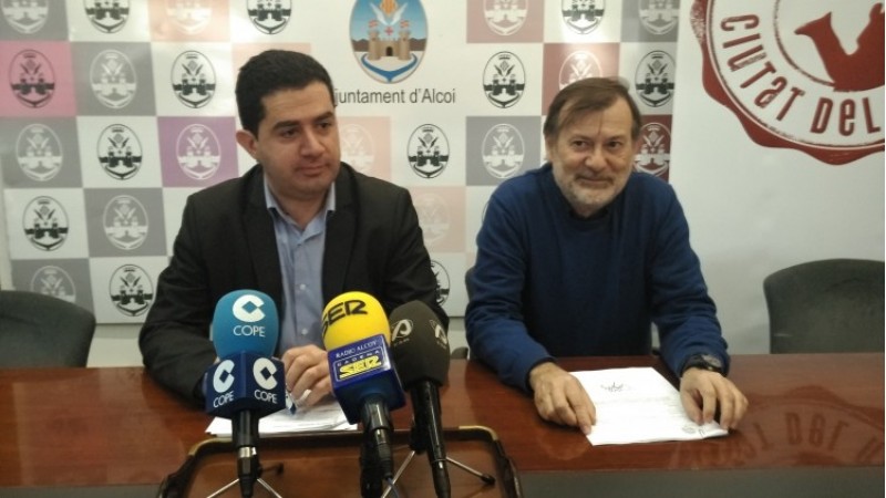 L'alcalde Toni Francés i el regidor Manolo Gomicia/AM