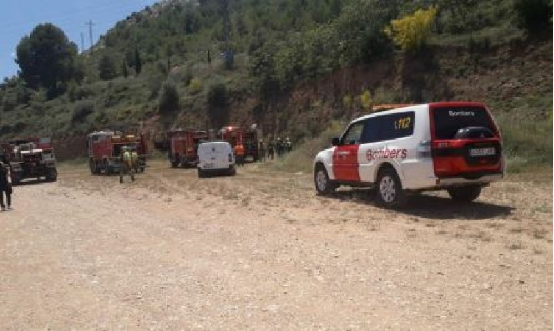 Extinció de l'incendi / Aj. Cocentaina